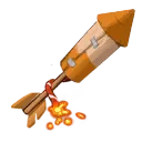 Orange Tornado Firework