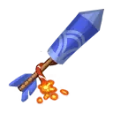 Blue Crackling Firework