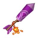 Purple Crackling Firework