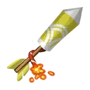 Yellow Crackling Firework