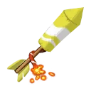 Yellow Ringspiral Firework