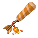 Orange Roctail Firework