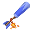 Blue Spinning Firework
