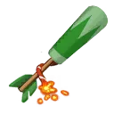 Green Spinning Firework