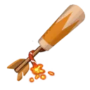Orange Spinning Firework