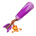 Purple Spinning Firework