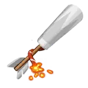 White Spinning Firework