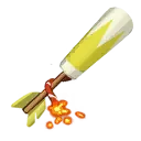 Yellow Spinning Firework