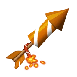 Orange Waterfall Firework