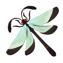Inky Dragonfly