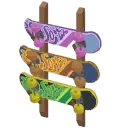 Sweep the Bahari Board Wall Rack