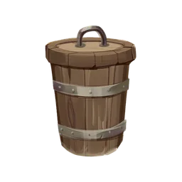 Homestead Wastebasket