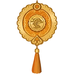 New Year Orange Ornament