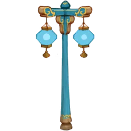 New Year Corner Lamp Post
