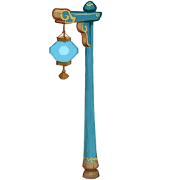New Year Tall Lamp Post