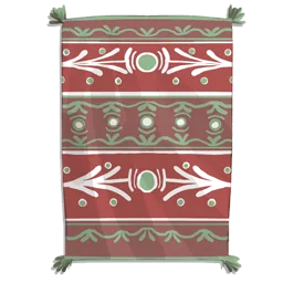Log Cabin Patterned Rug