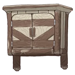 Log Cabin Wall Cabinet