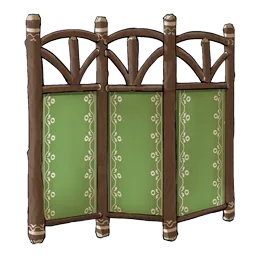 Log Cabin Folding Screen