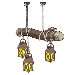 Log Cabin Chandelier