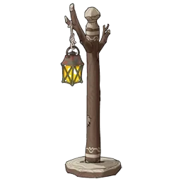 Log Cabin Standing Lamp