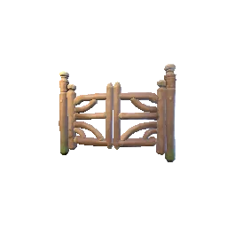 Log Cabin Double Gate