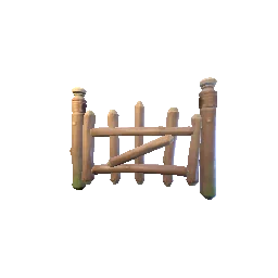 Log Cabin Swing Gate