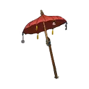 Makeshift Patio Umbrella