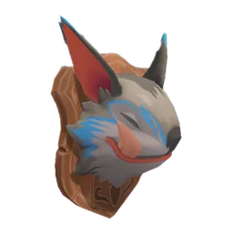 Mounted Chapaa Trophy