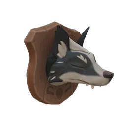 Mounted Muujin Trophy
