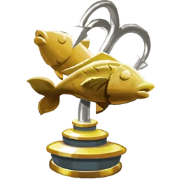 Gold Fishing Trophy