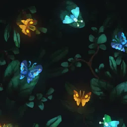 Butterfly Lights Wallpaper