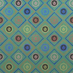 Vermillion Tile Wallpaper