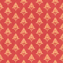 Painted Scroll Wallpaper