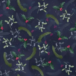 Jolly Holly Wallpaper