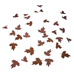 Spooky Fall Leaves