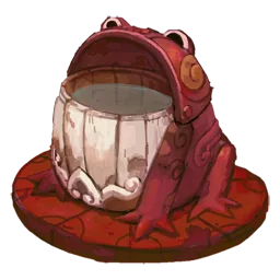 Painted Froggy Bucket