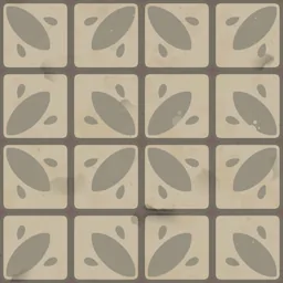 Field Madder Tile Floor