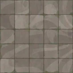 Sandstone Swirl Tile Floor