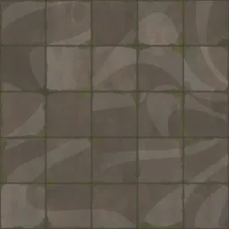 Slate Swirl Tile Floor