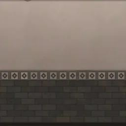 Moss Listello Tile Wall