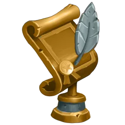 Gold Plot Size Trophy
