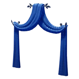 Silver Leaf Large Drapes