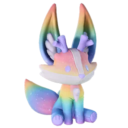 Rainbow Kitsuu Plush