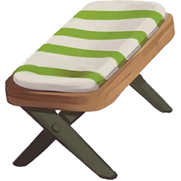 Summer Stripe Bench
