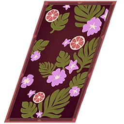 Summer Stripe Floral Towel