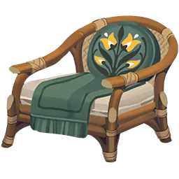 Lily Rattan Armchair