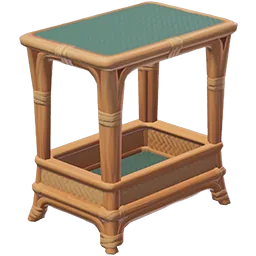 Lily Rattan End Table
