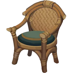 Lily Rattan Dining Chair