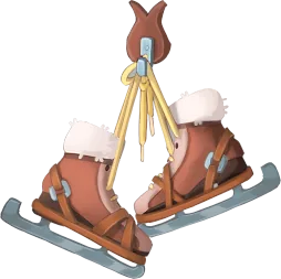 Winterlights Skates Decor