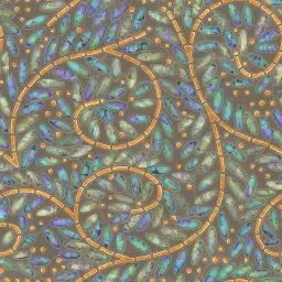 Pearlescent Petals Floor